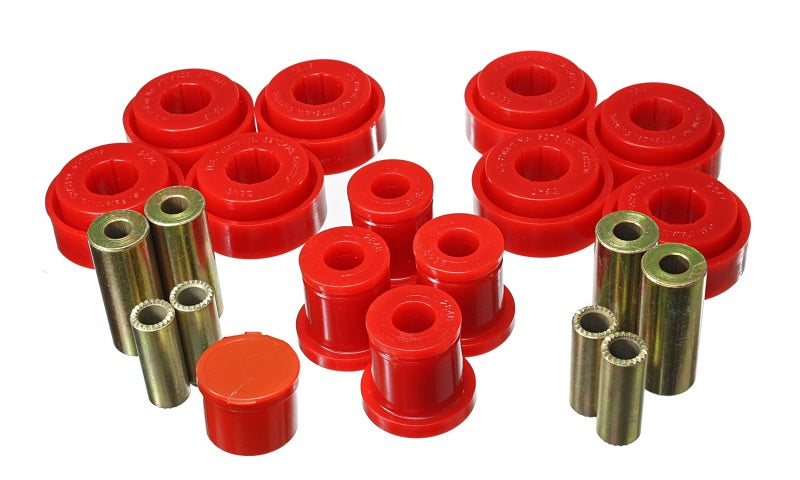 Ensemble de bagues de bras de suspension avant rouges pour Chrysler Energy Suspension