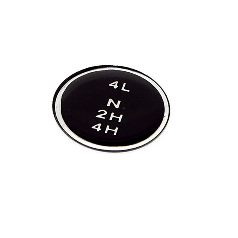 Modèle de pommeau de levier de vitesse Omix Insert