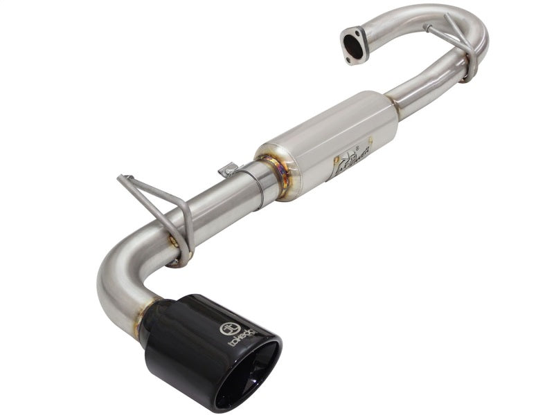 aFe Takeda 11-16 Scion TC 2.5L 2 1/4-2 1/2po Échappement arrière en acier inoxydable avec embout noir