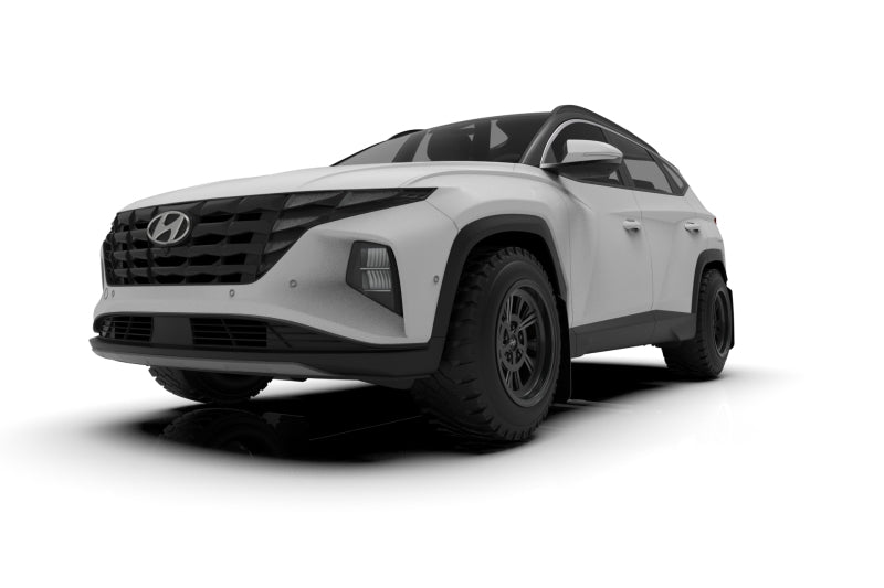 Garde-boue Rally Armor 2022 Hyundai Tucson Black UR avec logo rouge