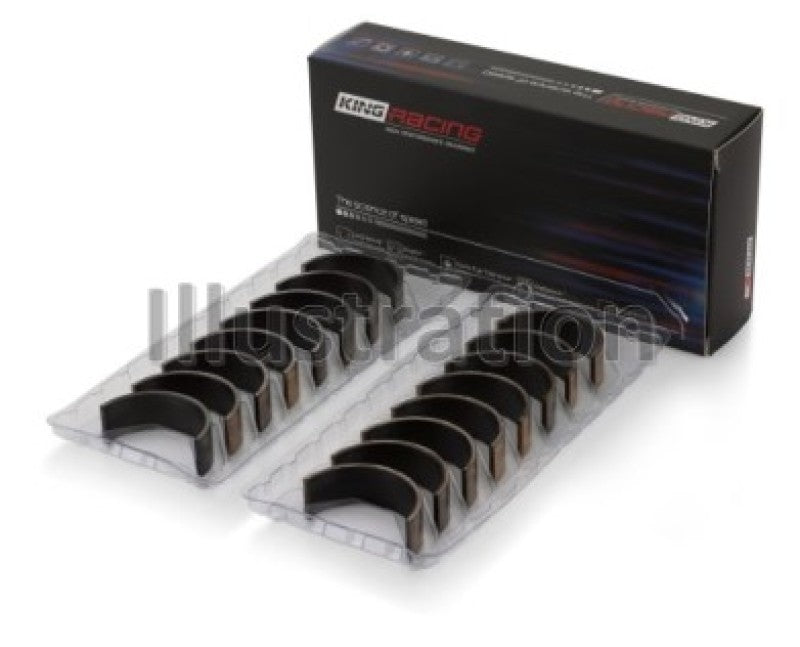 King Engine Bearings 55-67 Ford 265/283/302/327 V8 Performance Rod Bearing Set - Size STD
