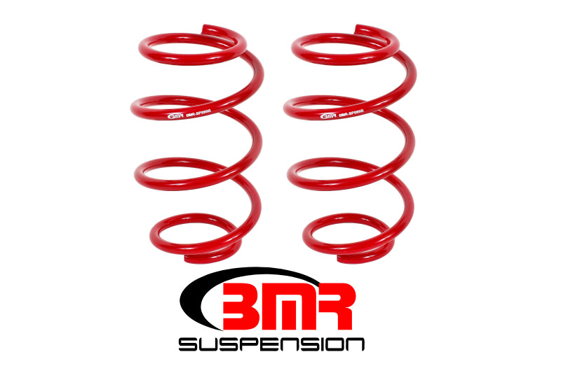 BMR 15-17 S550 Mustang Front Performance Version Lowering Springs - Red BMR Suspension