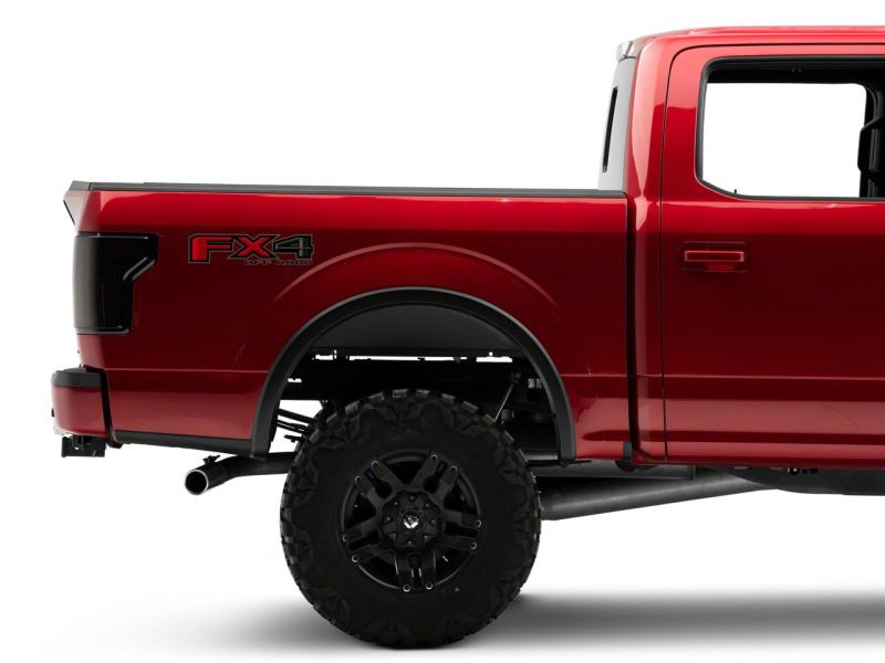 Feux arrière à LED Raxiom 15-17 Ford F-150 Axial Series - Boîtier noir (lentille fumée)