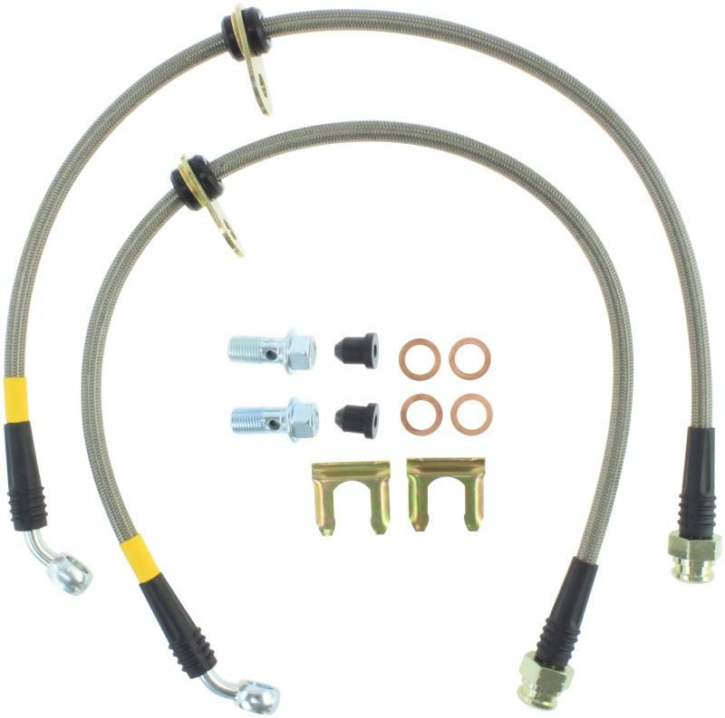 Conduites de frein arrière en acier inoxydable StopTech 08-09 WRX