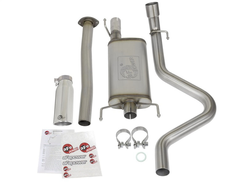 Système d'échappement Cat-Back aFe MACH Force XP en acier inoxydable avec embout poli Toyota Tacoma 05-12 L4-2.7L