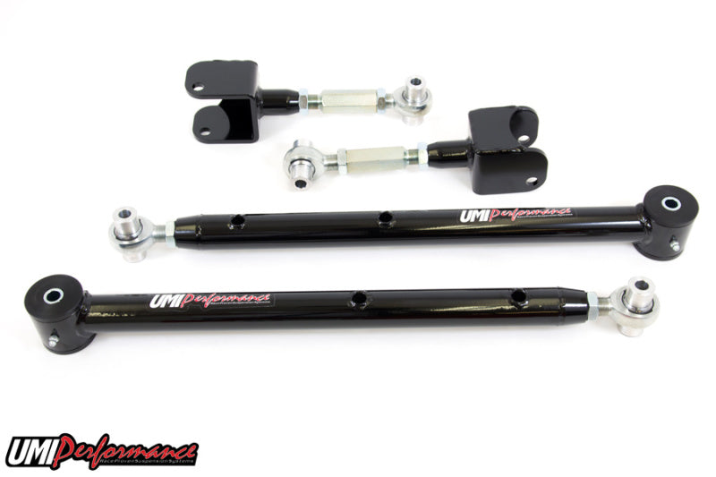 Kit de bras de suspension supérieur et inférieur réglables UMI Performance 78-88 GM G-Body
