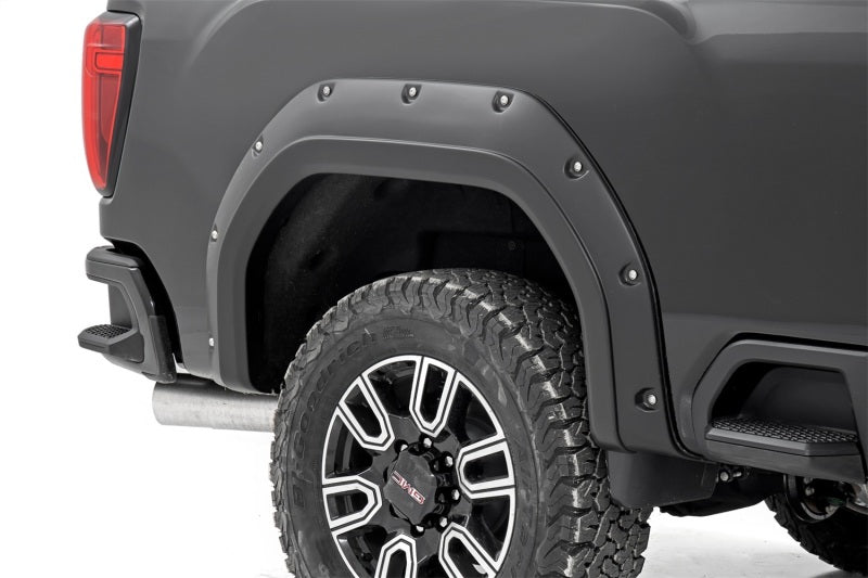 Élargisseurs d'ailes noirs à boulonner EGR 2020 GMC Sierra HD - Ensemble