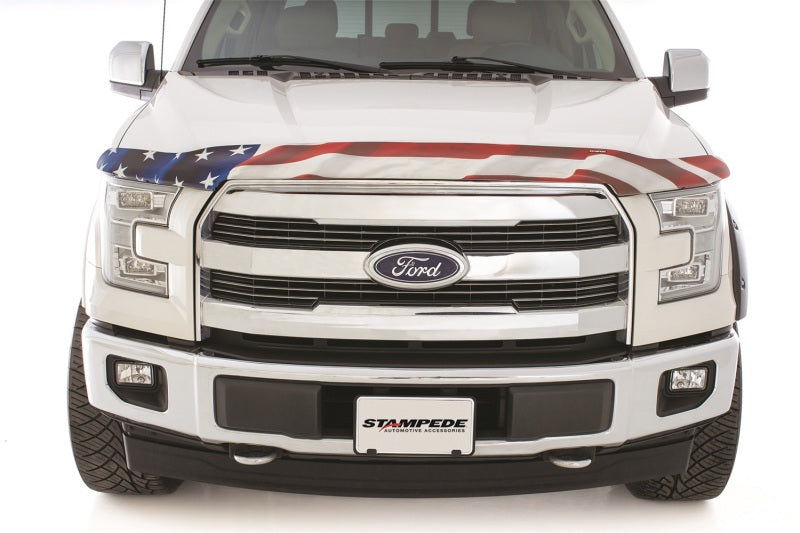 Protecteur de capot Vigilante Premium pour Ford F-150 Stampede 15-20 (sauf Raptor) - Drapeau