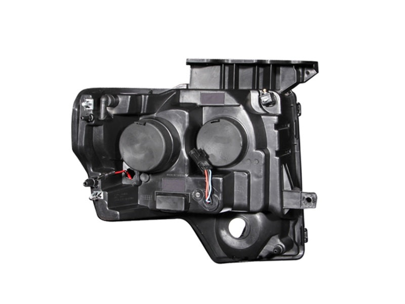 Phares de projecteur ANZO 2009-2014 Ford F-150 avec barre en U noire