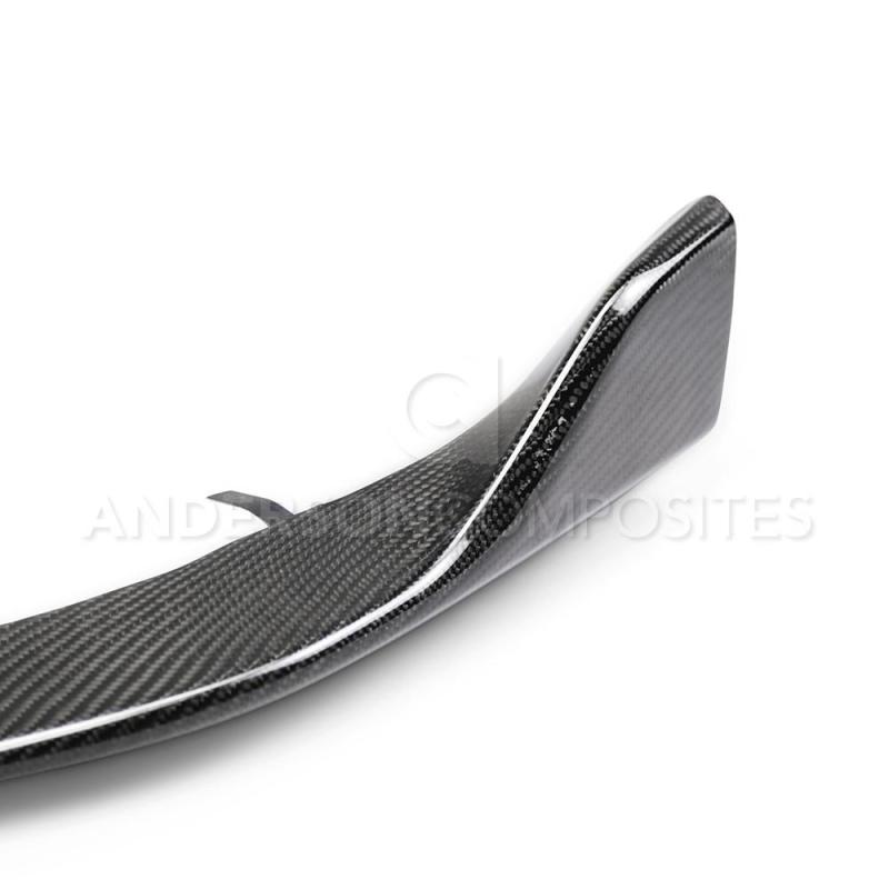 Inserts de pare-chocs en fibre de carbone Anderson Composites pour Ford Mustang Shelby GT350 2015-2017
