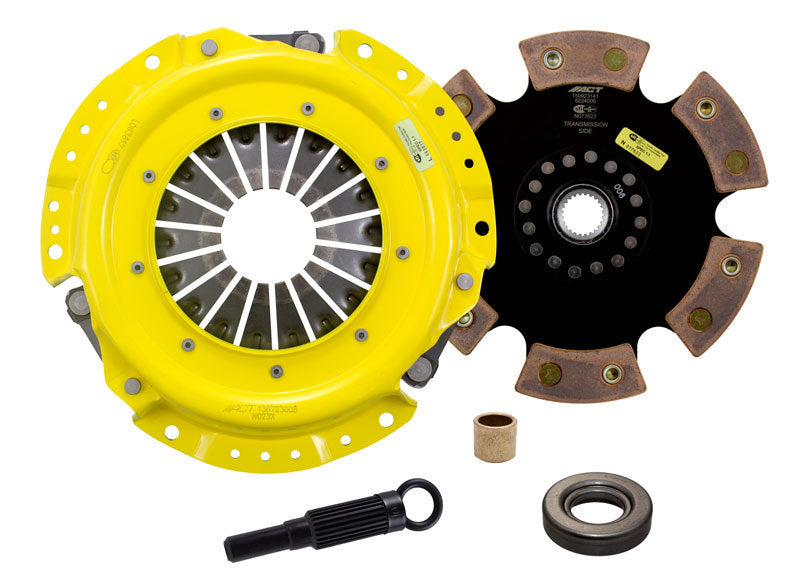 Kit d'embrayage rigide à 6 plaquettes ACT 1991 Nissan 240SX XT/Race