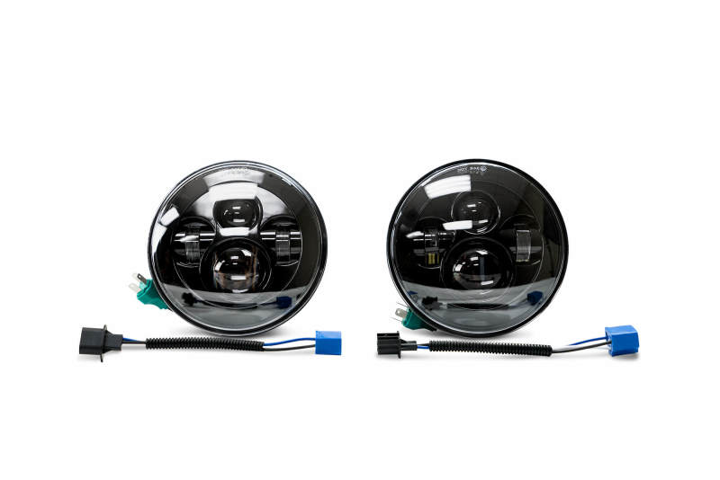 Phares de projecteur à LED DV8 Offroad 07-18 Jeep Wrangler JK