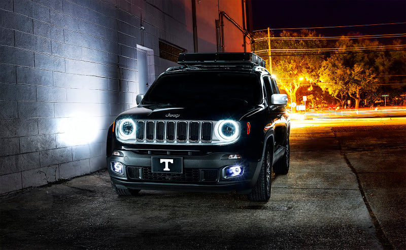 Oracle Jeep Renegade 15-20 Halo Kit - ColorSHIFT avec contrôleur simple VOIR LA GARANTIE