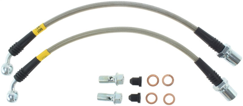 Conduites de frein arrière en acier inoxydable StopTech pour Supra 93-98