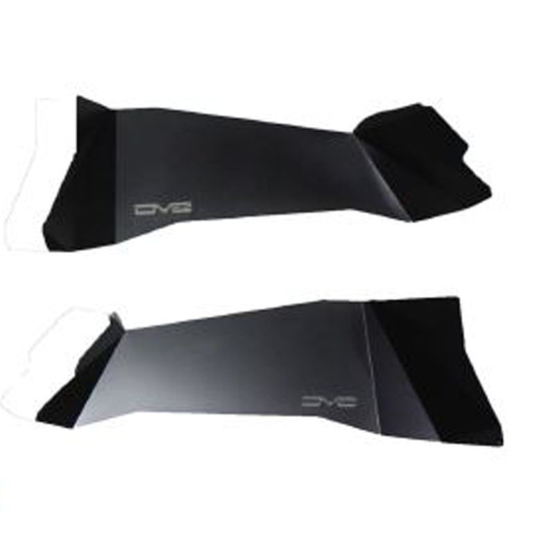 Garde-boue intérieur arrière en aluminium DV8 Offroad 07-18 Jeep Wrangler JK - Noir