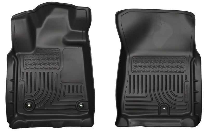 Revêtements de sol noirs Husky Liners 2012 pour Toyota Tundra/Sequoia WeatherBeater