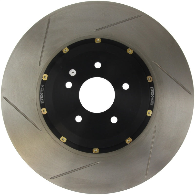 Kit de rotor aérodynamique en fonte nue fendue avant droite 380x34 mm pour Nissan GT-R 09-11 StopTech