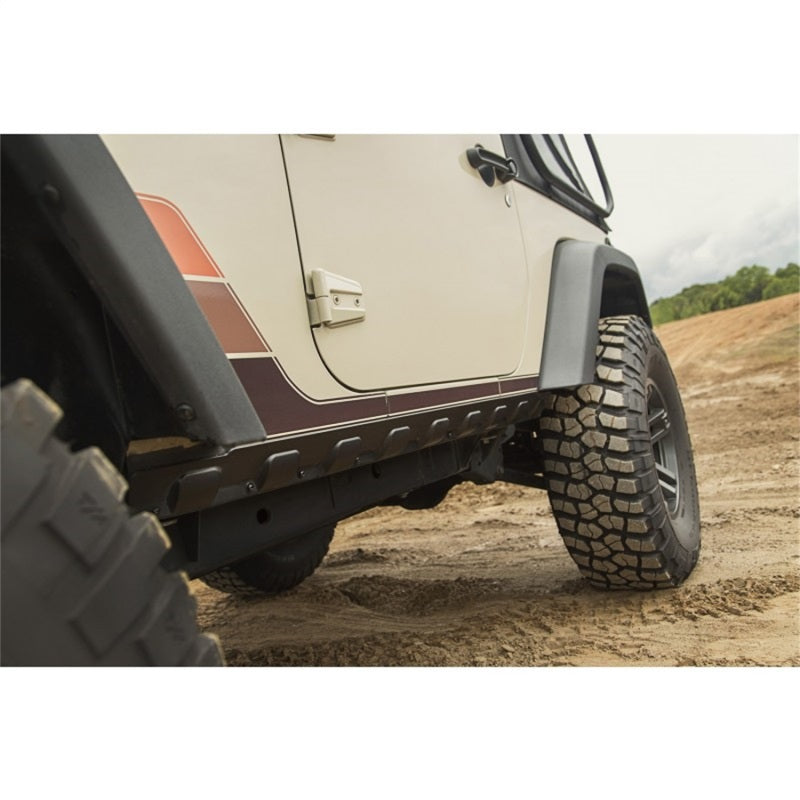 Kit de protection de bas de caisse Rugged Ridge pour Jeep Wrangler JK 2 portes 07-18