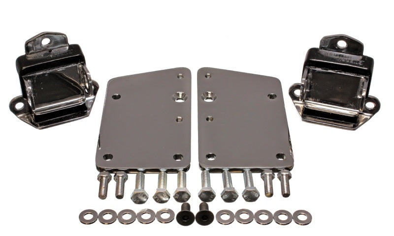 Kit de conversion de moteur noir Energy Suspension série LS - Chromé