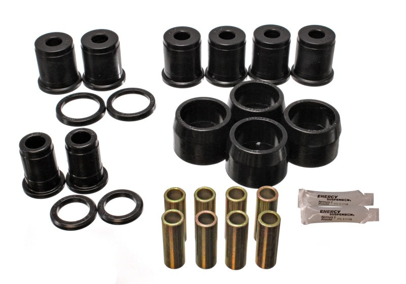 Bras de commande arrière Energy Suspension avec rondelles de butée - Noir