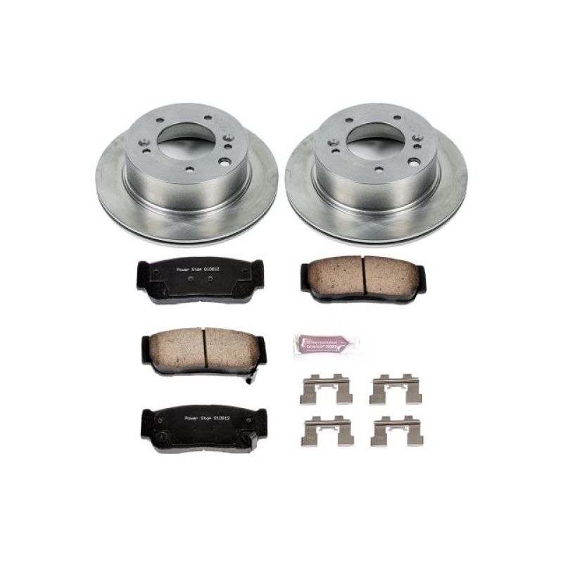 Kit de freins arrière Power Stop Autospecialty pour Kia Sorento 03-06