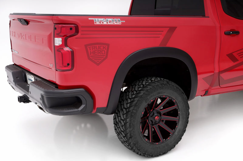 Élargisseurs d'aile arrière texturés Elite Series pour Chevy Silverado 1500 SX-Sport 19-21 de Lund - Noir (2 pièces)