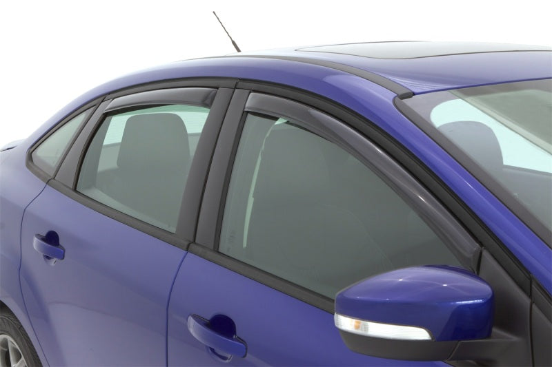 Déflecteurs de vitres avant et arrière AVS 12-18 Ford Focus Ventvisor 4 pièces - Fumé
