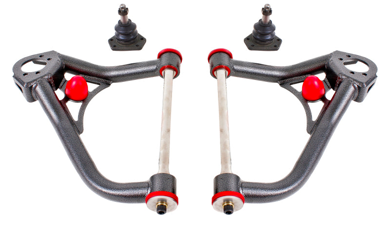 BMR 67-69 1st Gen F-Body Non-Adj. Upper A-Arms (Polyurethane) - Black Hammertone BMR Suspension
