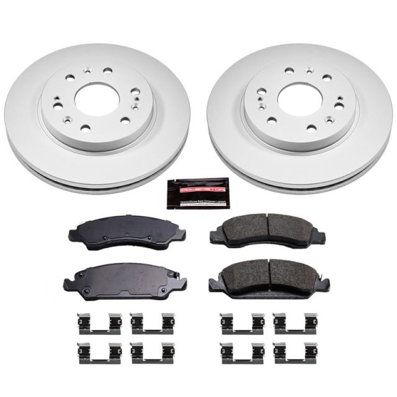 Kit de freins Power Stop 08-19 Cadillac Escalade avant Z17 Evolution Geomet avec revêtement