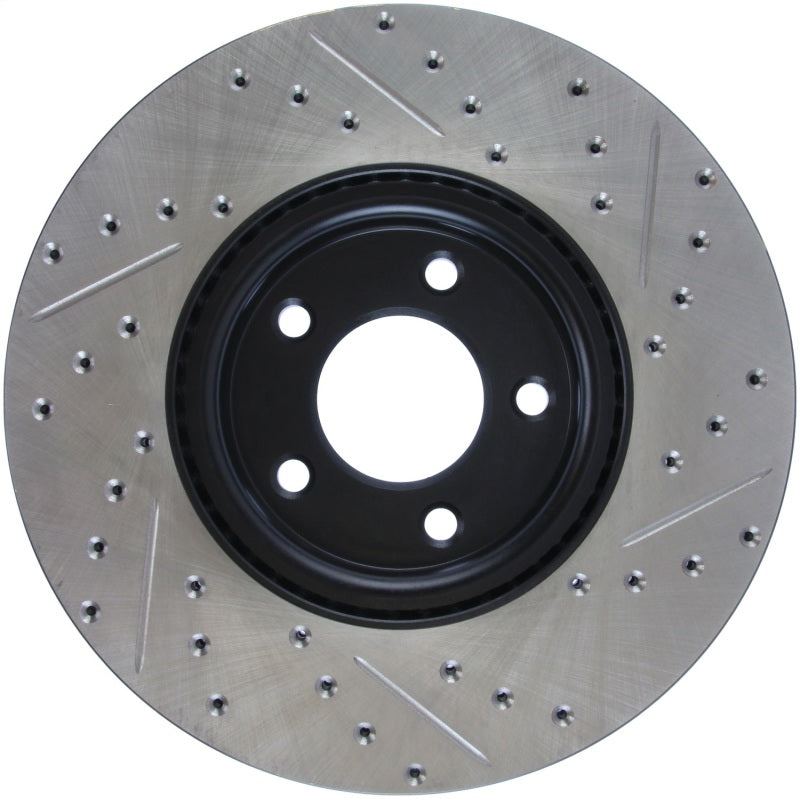 Rotors avant droit rainurés et percés StopTech 07-09 Mazda 3