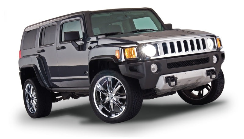 Élargisseurs de pare-chocs Bushwacker 06-10 Hummer H3 de style OE, 4 pièces - Noir