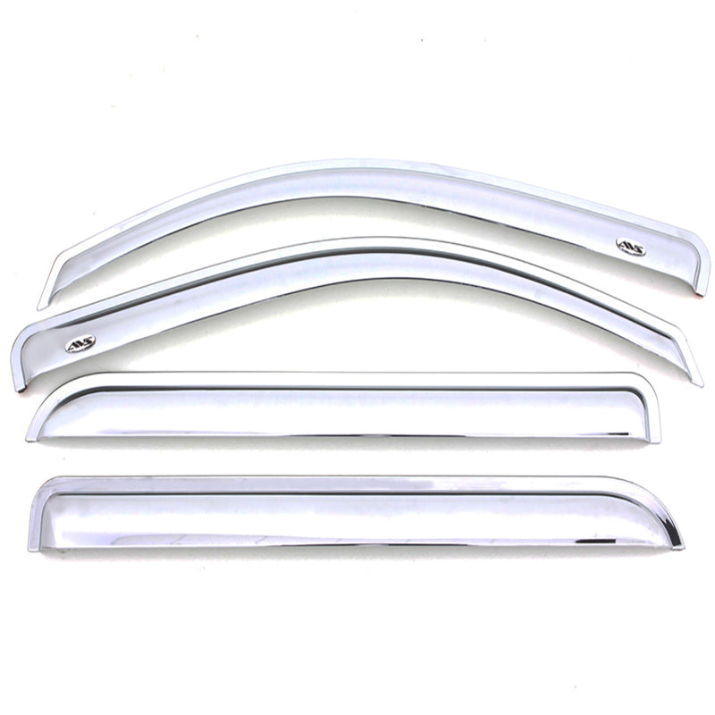 Déflecteurs de vitres avant et arrière AVS 13-19 Ford Escape Ventvisor 4 pièces - Chrome