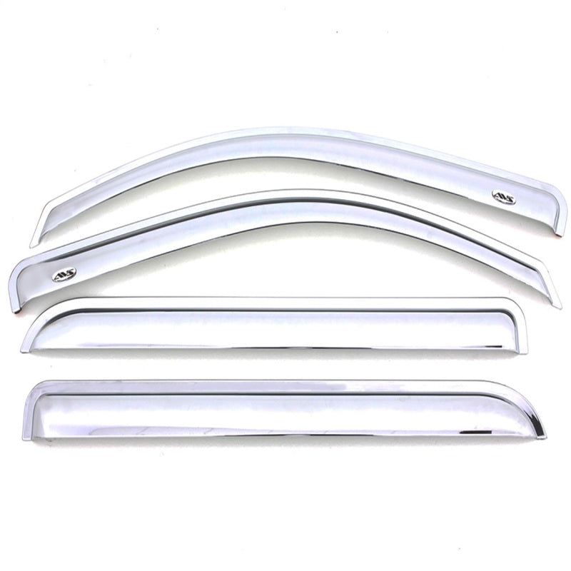 Déflecteurs de vitres avant et arrière AVS 13-19 Ford Escape Ventvisor 4 pièces - Chrome
