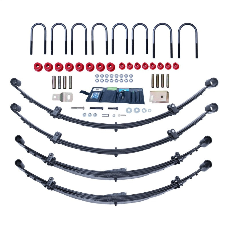 Kit de levage Rugged Ridge 4 pouces sans amortisseurs 87-95 Jeep Wrangler Jeep Wrangler YJ