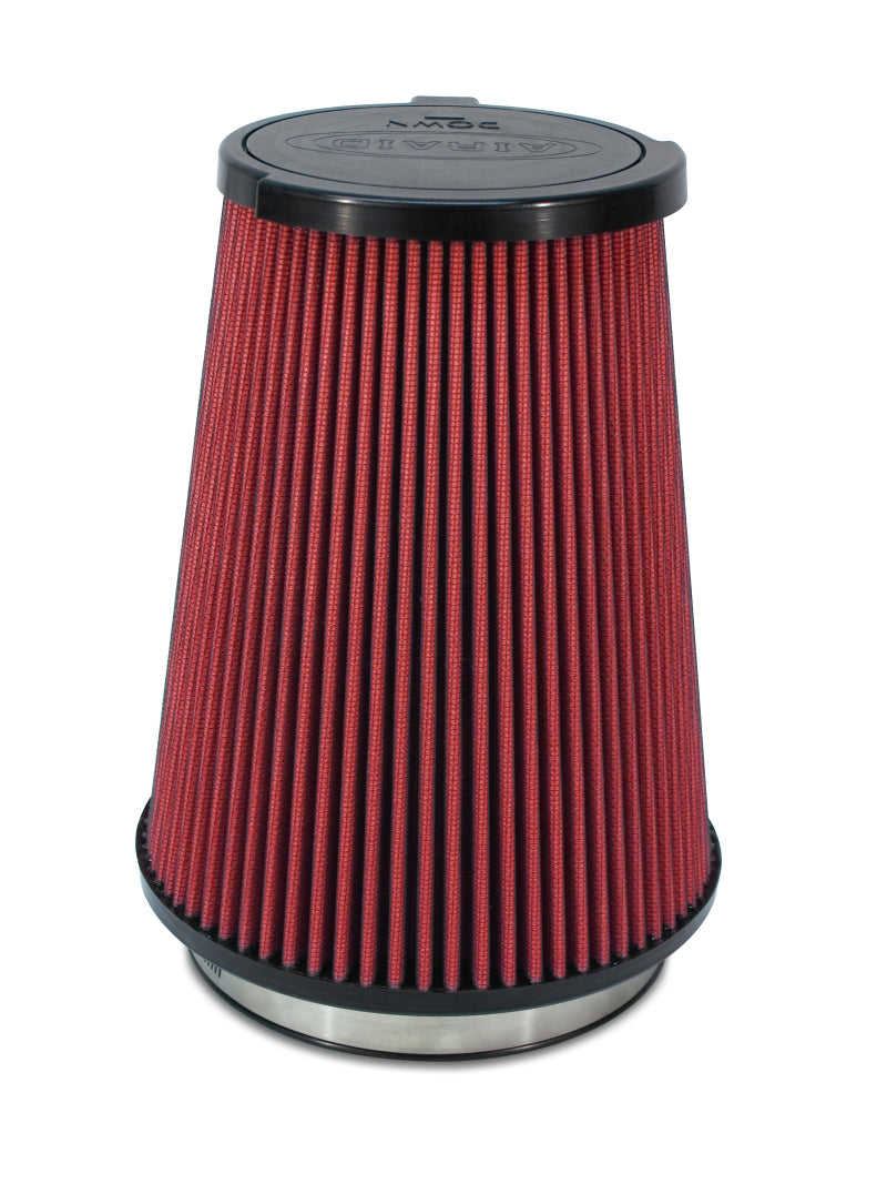 Filtre de remplacement direct Airaid 10-14 Ford Mustang Shelby 5,4 L suralimenté - Média huilé/rouge