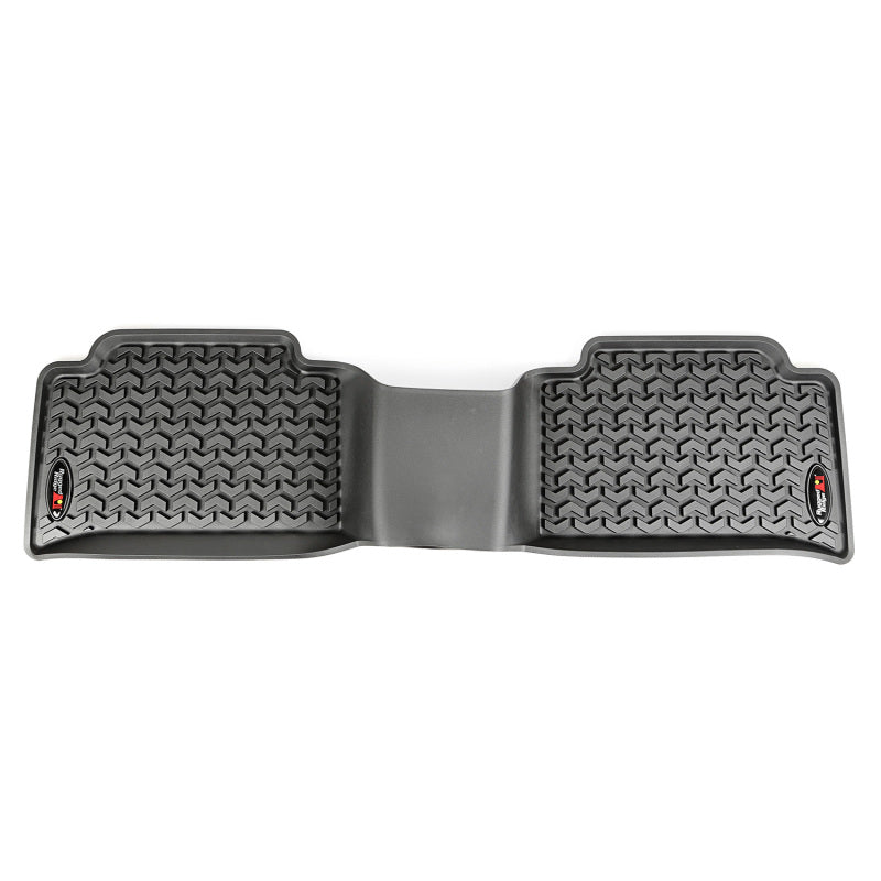 Revêtement de plancher arrière Rugged Ridge noir pour Chevrolet / GMC Colorado / Canyon Crew Cab 2015-2020
