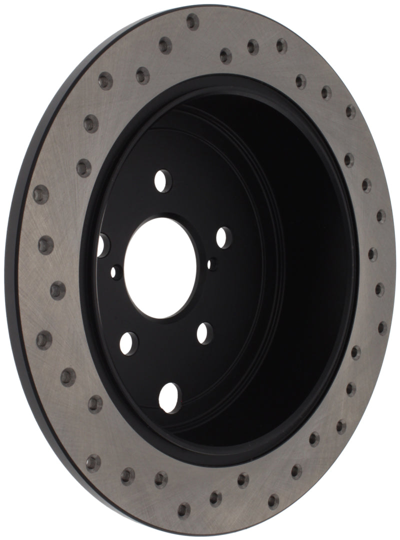 Rotor arrière gauche percé StopTech 08-10 WRX