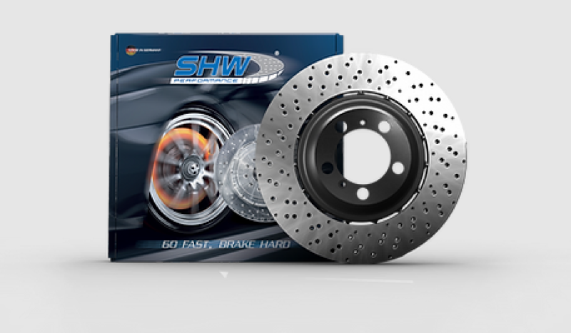 Disque de frein léger percé avant gauche SHW 98-03 BMW M5 4.9L (modèle européen) (34112227735)