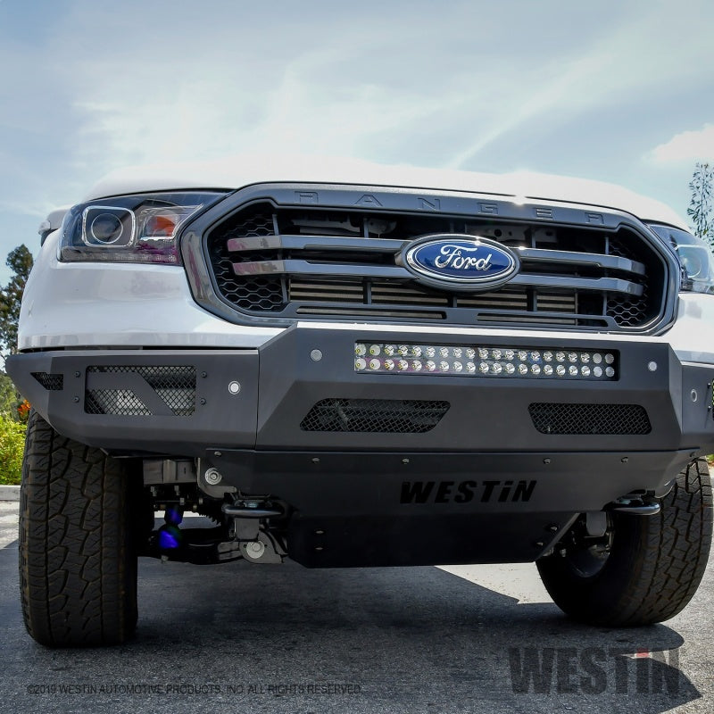 Plaque de protection Westin 19-22 Ford Ranger Outlaw/Pro-Mod - Tex. Blk