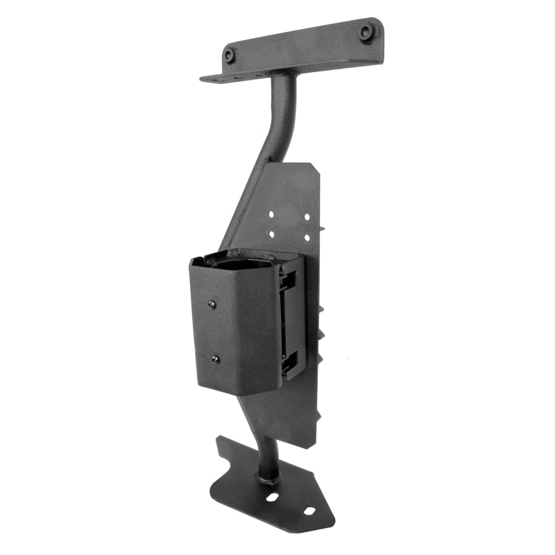 Support de cric de garde-boue avant Go Rhino 18-24 Jeep Wrangler JL/JLU/JT pour cric Xventure Gear EG - Tex. Blk