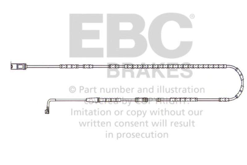 Câbles d'usure arrière EBC 2009-2010 BMW Z4 3.0L (E89)