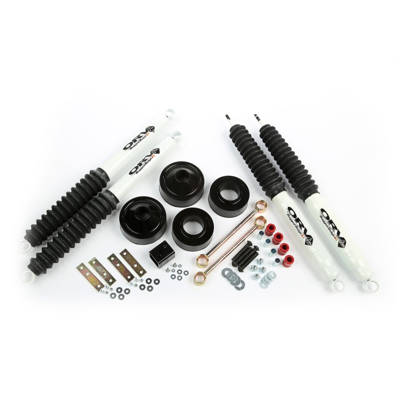 Entretoise de crête robuste de 1,75 pouce avec amortisseurs pour Jeep Wrangler 07-18