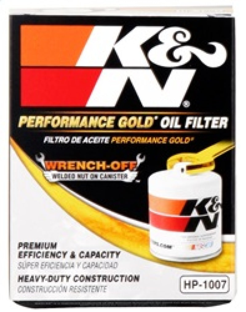 Filtre à huile K&N Performance Gold pour Buick / Chevrolet / Oldsmobile