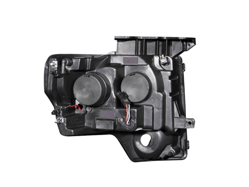 Phares de projecteur ANZO 2009-2014 Ford F-150 avec barre en U noire