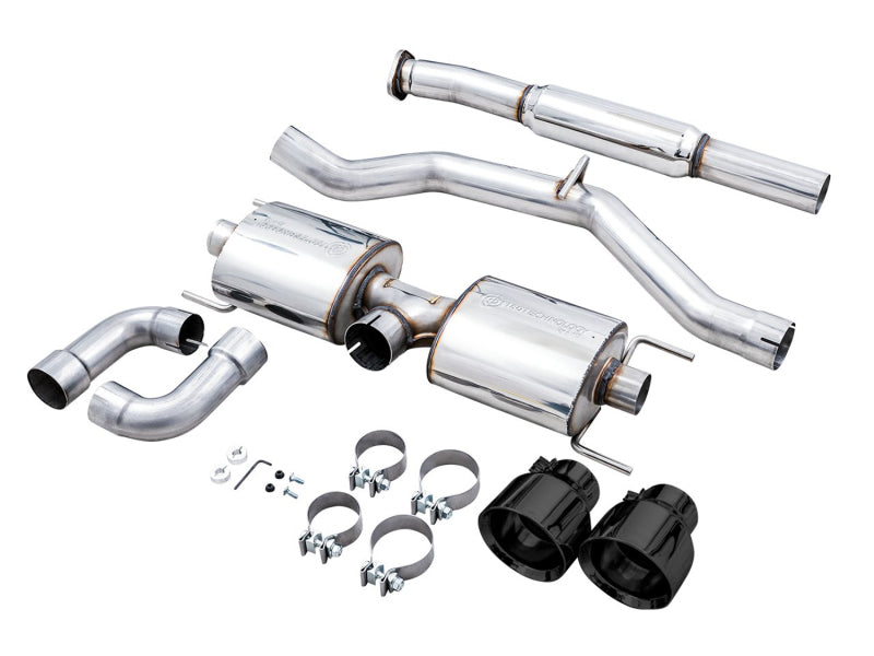 Échappement arrière AWE Subaru BRZ/Toyota GR86/Toyota 86 Touring Edition - Embouts noirs diamantés