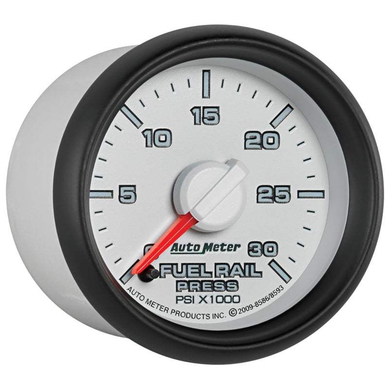 Manomètre de pression de rampe de carburant diesel Autometer Factory Match 52,4 mm 0-30 000 PSI SE, Cummins 6,7 L, Dodge