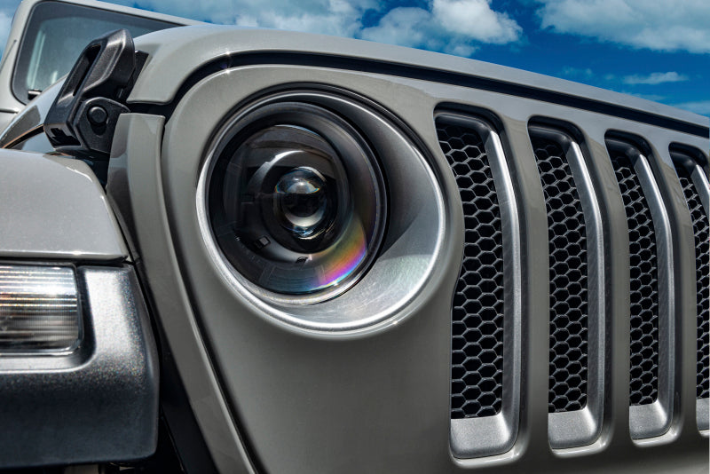 Oracle Oculus BiLED Projector Headlights for Jeep JL/Gladiator JT Satin Silver 5500K