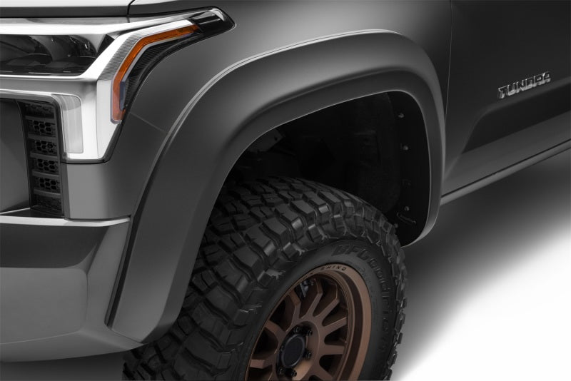 Bushwacker 22-23 Toyota Tundra Extend-A-Fender Style Flares 2 pièces avant - Noir