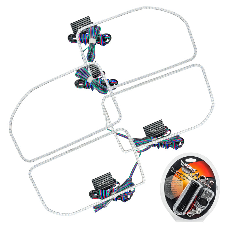 Kit Halo Oracle Ford F250/350 11-16 (conception à anneau carré) - ColorSHIFT VOIR LA GARANTIE