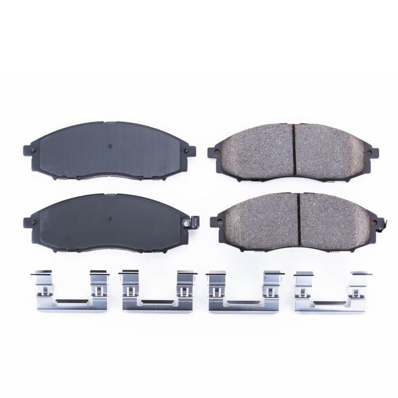 Plaquettes de frein avant Power Stop 03-04 Nissan Frontier Z17 Evolution en céramique avec matériel